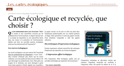 Desktop Screenshot of carte-ecologique.com